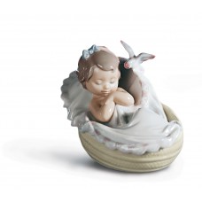 Lladro статуэтка "Девочка и утешительные мечты"